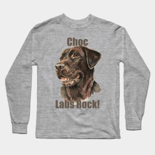 Choc Labs Rock! Long Sleeve T-Shirt